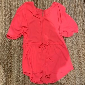 Alice & Trixie Neon Pink Romper